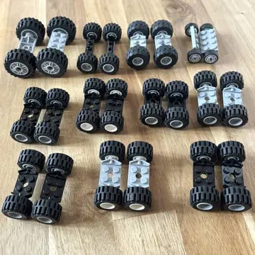 레고 LEGO 정품 자동차 부품 타이어 세트