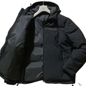 미사용급 L 상당 ARMANI EXCHANGE 다운 자켓 블랙 울트라 웜