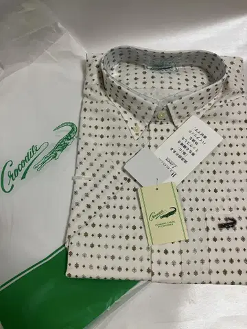 Crocodile 하이브리드 린넨 반팔 셔츠 LL