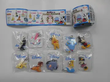 유진 디즈니 지퍼 마스코트 2종 총 10개 yujin disney