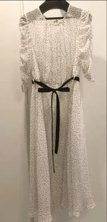 피치 존 도트 원피스