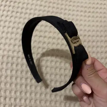 Salvatore Ferragamo 블랙 헤어밴드