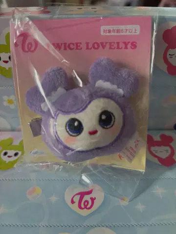 TWICE LOVELY'S 봉제 인형 헤어핀 사나 [ GIGO 한정판 ]
