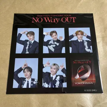 WayV NO WAY OUT 스티커 요코하마 한정판 미개봉 새상품