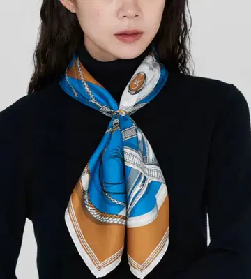 미사용 새상품 Manipuri 마니프리 인기 스카프