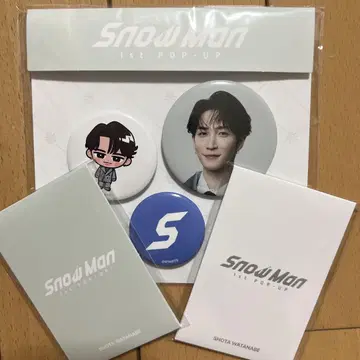 SnowMan 와타나베 쇼타 팝업 3종 세트