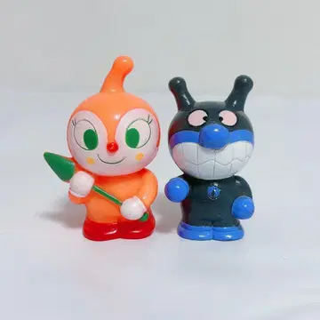 호빵맨 세균맨 짤랑이 손가락 인형 레트로