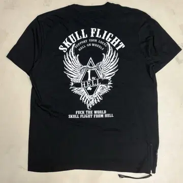 [ SKULL FLIGHT/스컬 플라이트 ] T셔츠/'1% SNAKE'