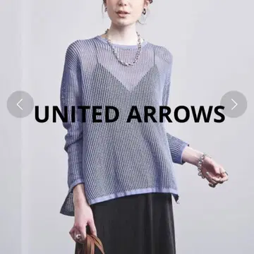 [ 새상품급 ] UNITED ARROWS UWMSC C/P 메쉬 니트