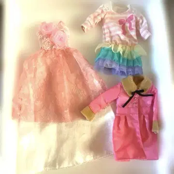 타카라토미 러브제니 아웃핏 핑크 세트
