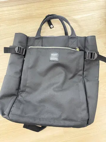 새상품급 anello 아네로 멜란지 폴리 캔버스 10포켓 2WAY 백팩