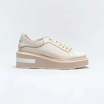Acrux/아크루스 (Beige) 스퀘어 토 통굽 스니커즈