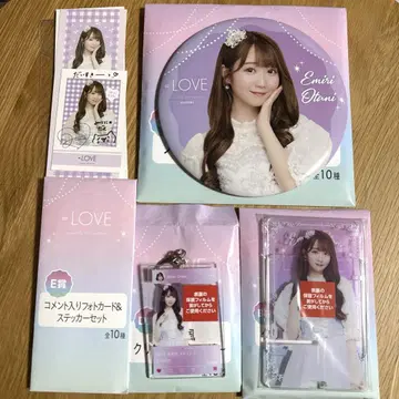 =LOVE 이코러브 복권 오타니 에미리 4세트