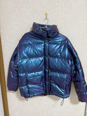 오로라 블루 XS 다운 자켓 GAP