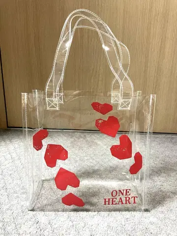 [ 새상품 ] ONE HEART 클리어 백