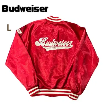Budweiser 바시티 자켓 80s USA L 사이즈