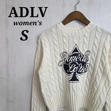 Acme de la ADLV 스웨터 니트 S 화이트 여성용