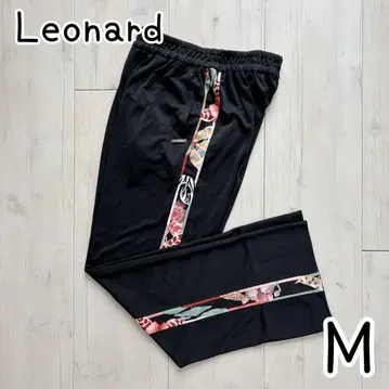 [ LEONARD ] 레오나르 허리밴딩 팬츠 롱 바지 표범 무늬 저지