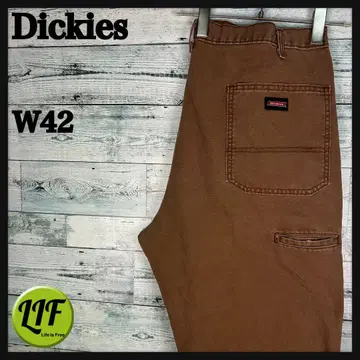 디키즈 로고 택 워크 팬츠 브라운 W42 5668