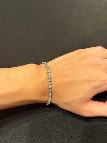 3mm/18cm 모이사나이트 팔찌