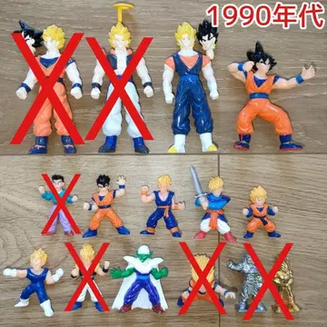 드래곤볼 DRAGON BALL 컬러 피규어 인형 미니어처 당시