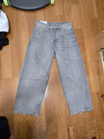 h&m 그레이 배기 데님 28인치