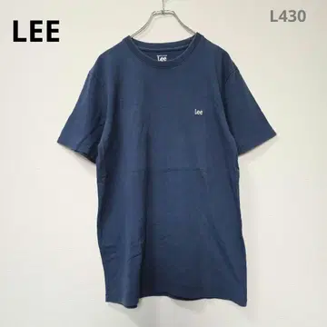 리 T셔츠 네이비 원포인트 로고 L 시티 보이 캐주얼