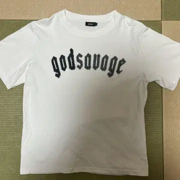 godsavage 화이트 T셔츠 M 사이즈