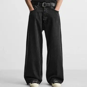 ZARA 슈퍼 배기 핏 청바지 엑스트라 배기 핏 청바지