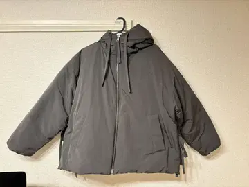 새상품급 오르시발 후드 부착 자켓 그레이