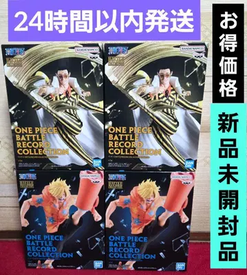 원피스 BATTLE RECORD 볼사리노 상디 4체 세트 새상품