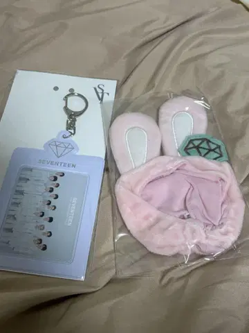 SEVENTEEN 토끼 귀 키링 카드 홀더