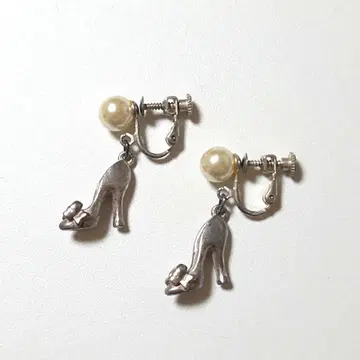 베이비 Cinderella Jewelry 귀찌 미사용 고대 은