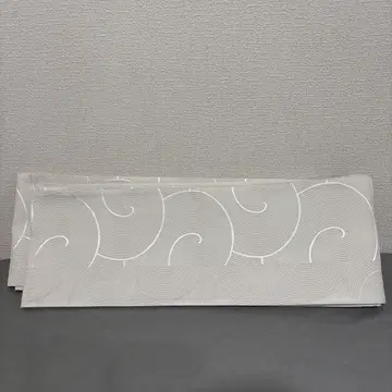KIMONO 미술 살롱 반폭 오비 화이트