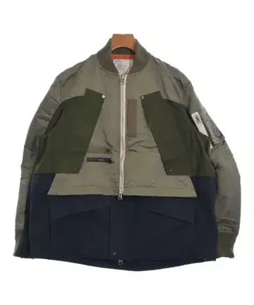 sacai 밀리터리 블루종 남성용