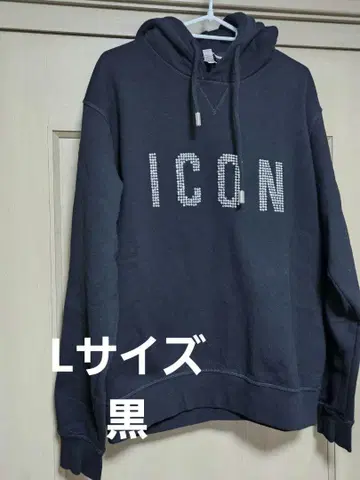 정품 DSQUARED2 후드티 사이즈 L 블랙
