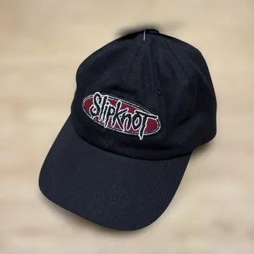 미사용 새상품 슬립낫 Slipknot 캡 모자 블랙 블랙
