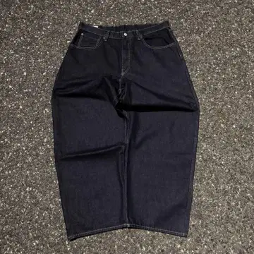 GAP 슈퍼 배기 데님 36 x 32 초와이드 네이비 컬러