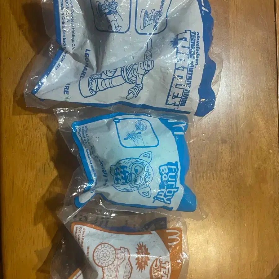 (New 3 types bulk) McDonald's Teenage Mutant Ninja Turtles / Furby Boom / Monster Jam toys sealed