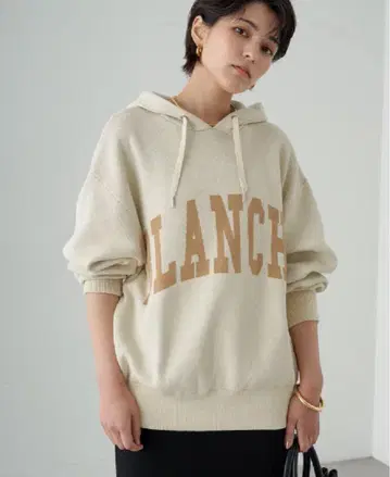 [ Loungedress ] 로고 후드 니트 후드티
