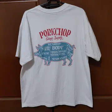 PORKCHOP Garage Supply T셔츠 M 화이트