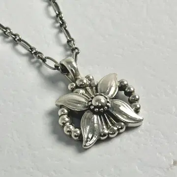GEORG JENSEN 1998 이어펜던트 목걸이 실버