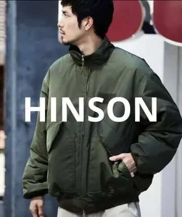 HINSON 올리브 그린 밀리터리 자켓