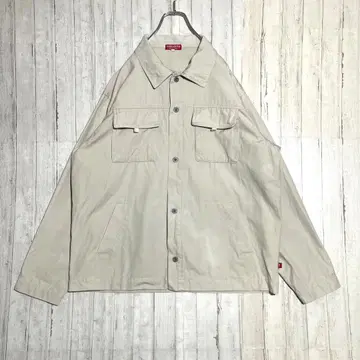 TERRA NOVA 이탈리아제 워크 셔츠 긴팔 베이지 오버 사이즈