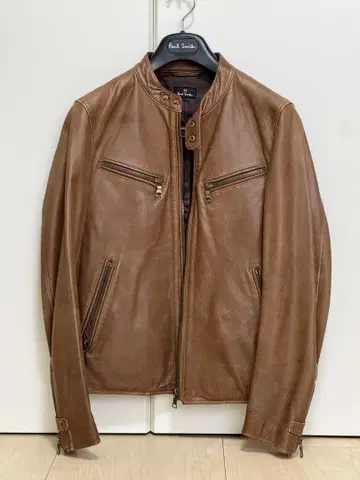 Paul smith 가죽 라이더 자켓