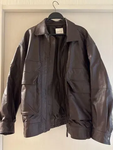 FREAK'S STORE 다크 브라운 가죽 자켓
