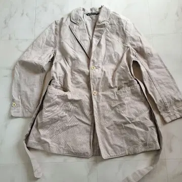 45RPM Um ii908 코튼 면 코트 벨트 포함 M
