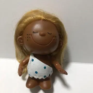 쇼와 레트로 미즈모리 아도 여아 소프트 비닐 인형 일본제