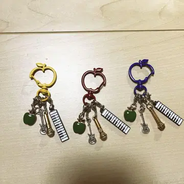 파란 사과 키링 3개 세트