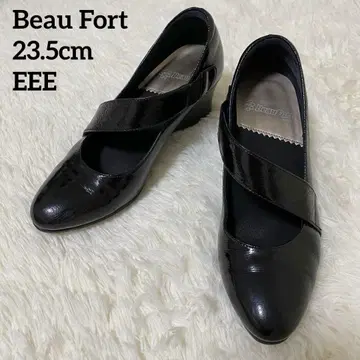 뷰포트 컴포트 펌프스 웨지솔 23.5cm EEE 일본제